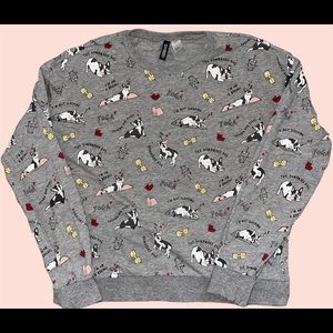 H&M Frenchie French Bulldog Crewneck